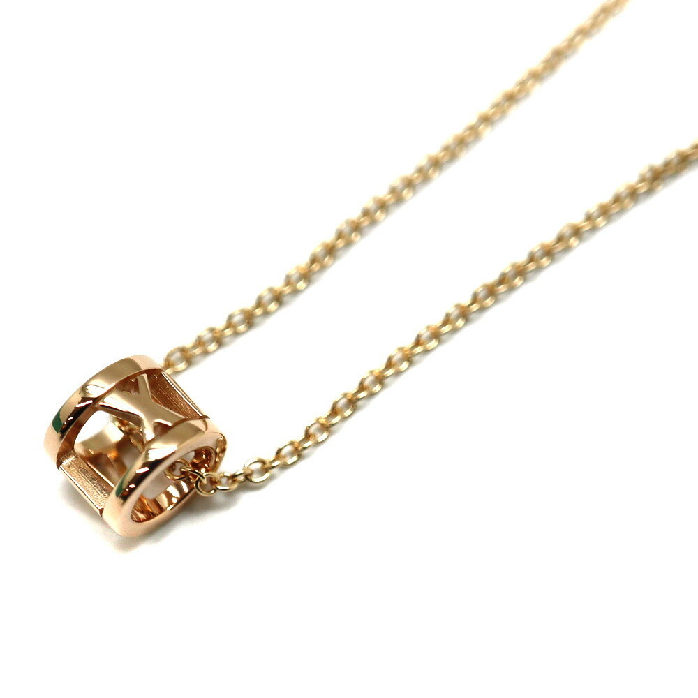 Tiffany Open Atlas Mini Necklace Pink Gold - Picture 4 of 6